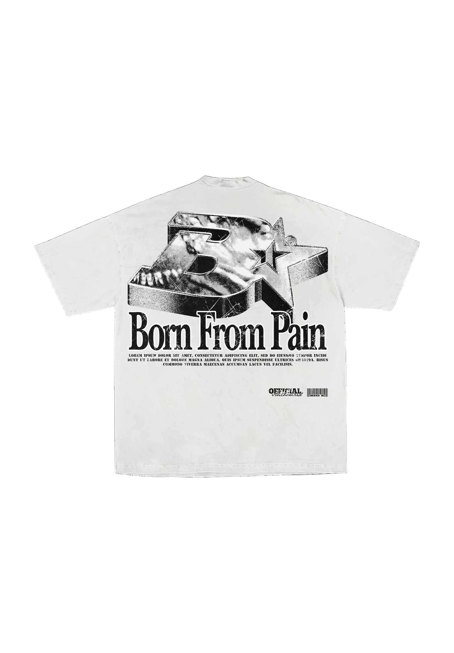 “Born From Pain” White Tee